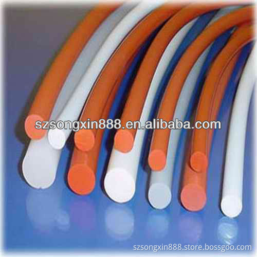 Colorful silicone solid cord
